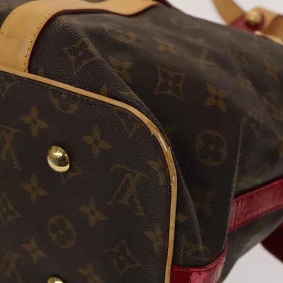 LOUIS VUITTON Monogram Ruby Sarina MM Tote Bag Red M95611 LV Auth 134713 - Picture 5 of 16